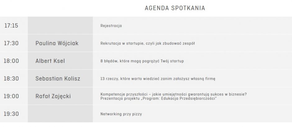 agenda TK